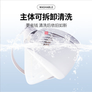 Masque anti-poussière Sicheng Ag-100 en silicone avec filtre pour la protection contre la poussière dans le bâtiment et les mines - Product Image 3
