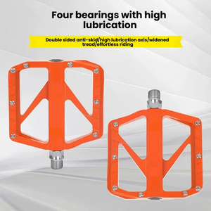 Pédale de taquet en alliage d'aluminium de haute qualité avec quatre roulements pédale de roulement de lubrification <span class=keywords><strong>amovible</strong></span> pour vélos de route - Product Image 3