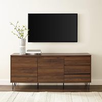 Mueble de TV de Madera de Estilo Nórdico, Fabricado en China, Moderno, Minimalista, con Patas Altas, para Sala de Estar, Dormitorio, Muebles para el Hogar