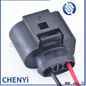Conector de enchufe de Sensor de temperatura de refrigerante de 2 pines 1K0973202 Cable flexible para Golf A3 A4 A6 A8 1K0 973 202 - Product Image 2