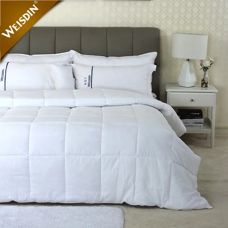 Couette de luxe king size en coton, rembourrage en microfibre, confortable et douce