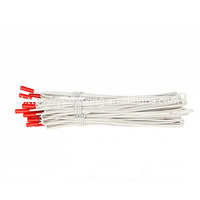 Allumeur électrique à fil blanc de 1 m avec capuchon rouge et effet d'étincelle pour les spectacles de feux d'artifice de Noël, d'Halloween, de mariage et du Nouvel An chinois