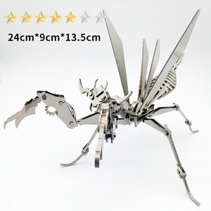 Boîte de <span class=keywords><strong>puzzle</strong></span> en métal <span class=keywords><strong>3D</strong></span> en acier, modèle sous-assemblé, artisanat fait main pour adultes et enfants, cadeau éducatif pour Warcraft - Product Image 4