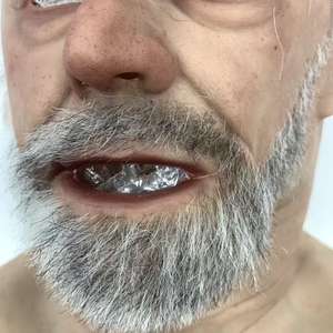 Masque en silicone réaliste professionnel, tête entière, visage humain hautement réaliste avec des détails faits à la main <span class=keywords><strong>pour</strong></span> le cosplay et la déguisement - Product Image 5