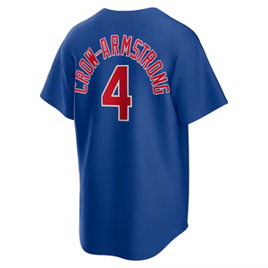 Beste kwaliteit gestikte 4 Crow-Armstrong 7 Dansby Swanson 27 Seiya Suzuki 3 Alex Bregman Amerikaans honkbaltenue - Product Image 3