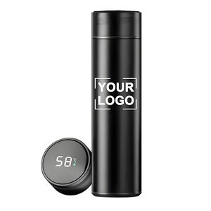 Promotion Business Gift Custom Logo Printed Thermal Water Flask Thermos Smart Bottle - Product Image 1