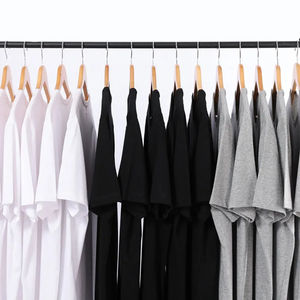 Impression personnalisée 100% T-shirts brodés imprimés de logo personnalisé en coton épais de qualité supérieure - Product Image 1