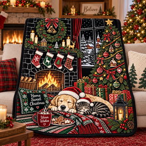 Couverture à colorier personnalisée pour Noël, réutilisable, lavable, en flanelle, couverture à graffitis, couverture de peinture familiale, cadeau de Noël pour les enfants - Product Image 2
