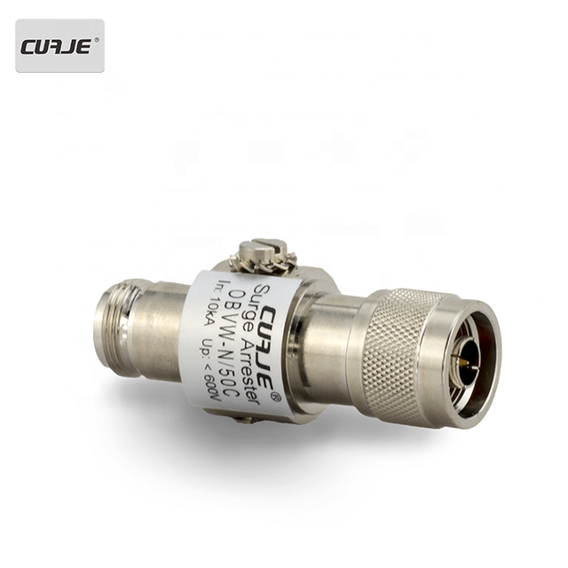 Gas Tube DC 3Ghz RF Antenna Lightning Arrestor N Type Surge Protector Surge Protection Device CUAJE OBVW-N/50C 230V