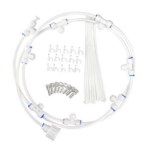 Sistema de Nebulización para Exteriores, Kit de PVC Blanco, Nebulización Fina para Enfriamiento de Patios - Product Image 5