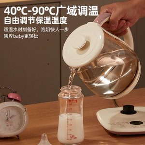 Hervidor eléctrico AUX Health Pot de 1.5L de vidrio con apagado automático para preparar té, uso doméstico y de oficina - Product Image 4