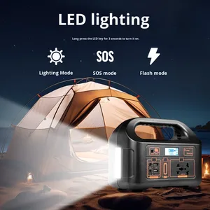 300W Portable <b>Solar</b> Power Station Pure Sine Wave MPPT Controller Mobile <b>Generator</b> for Outdoor Camping Emergency Backup Supply EG - Product Image 2