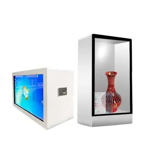 Kotak Display LCD Transparan 32 Inci dengan Tampilan Layar Sentuh/Kotak Hologram Interaktif