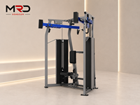 Machine de musculation à tirage vertical (Lat Pulldown) à charges guidées pour l'entraînement du dos – Équipement de fitness pour la musculation dorsale