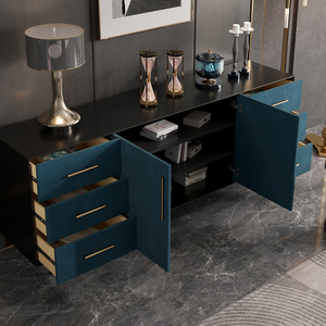 Armoire de salle à manger de style <span class=keywords><strong>italien</strong></span> rétro en acier au carbone armoire de restaurant de style moderne armoire à <span class=keywords><strong>vin</strong></span> mobilier d'usine - Product Image 6