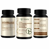 Prix de gros Marque privée 500 mg NMNH Capsule Dihydronicotinamide Mononucleotide avec Nicotinamide Riboside Quercétine Resvératrol