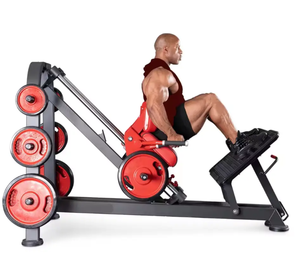 Máquina de Sentadillas Inclinadas con Carga de Discos, Máquina de Hack Squat, Prensa de Piernas, Equipo de Gimnasio Comercial, Ajustable, Resistente, Capacidad de 200 kg - Product Image 4