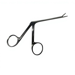 Pince crocodile 8 cm, manche 1 mm, embout droit, instrument de chirurgie générale, certifié CE Classe I, manuel - Product Image 1
