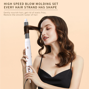 Secador de pelo multifuncional intercambiable <span class=keywords><strong>SMET</strong></span> y soplador rizador para cepillo de aire caliente, secador de pelo alisador - Product Image 4