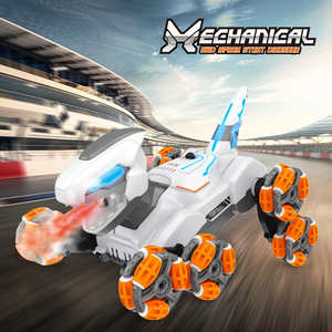 Muiltfunctional Rc Animal Toys Niños Simulación eléctrica Ocho ruedas Spray Dinosaurio <span class=keywords><strong>Robot</strong></span> Juguetes <span class=keywords><strong>Control</strong></span> remoto Regalos geniales para niño - Product Image 4