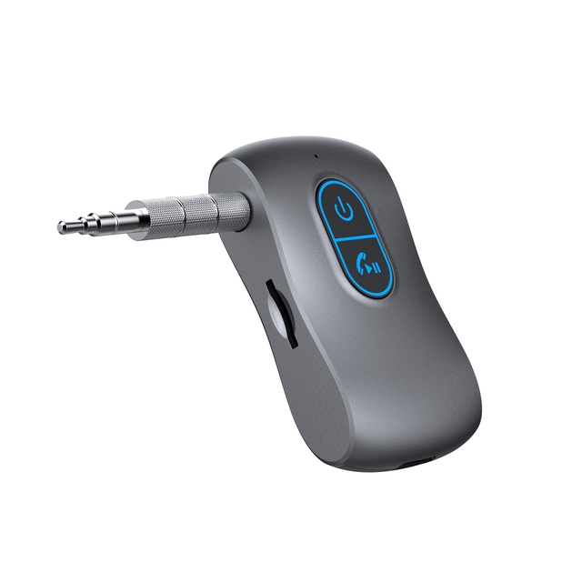For Car Home Headphone Speaker Bluetooth Receiver Handsfree Kit V5.3 Micro SD Card Music Play 3.5mm AUX Jack Adapter