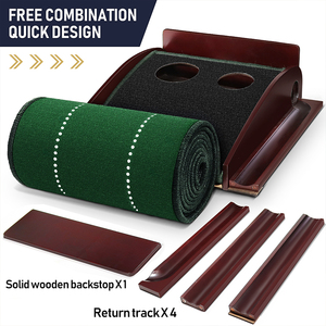 Nouveau type 2 trous Base en bois <span class=keywords><strong>Golf</strong></span> mettre <span class=keywords><strong>tapis</strong></span> gazon <span class=keywords><strong>tapis</strong></span> usine Simulation Mini <span class=keywords><strong>Golf</strong></span> mettre vert pratique <span class=keywords><strong>tapis</strong></span> de <span class=keywords><strong>golf</strong></span> - Product Image 5