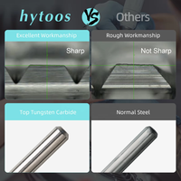 HYTOOS Mini 5 en 1 Embouts de ponceuse à ongles coniques de 10 mm pour ongles, Embouts professionnels en carbure de sécurité pour le retrait du gel acrylique