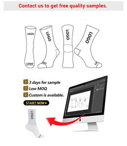 कस्टम लोगो मध्य बछड़ा कपास मोजे पुरुषों महिलाओं शरद ऋतु ऋतु के चालक दल का लोगो शरीर आकस्मिक मध्य-बछड़े का पत्र मोजे - Product Image 2