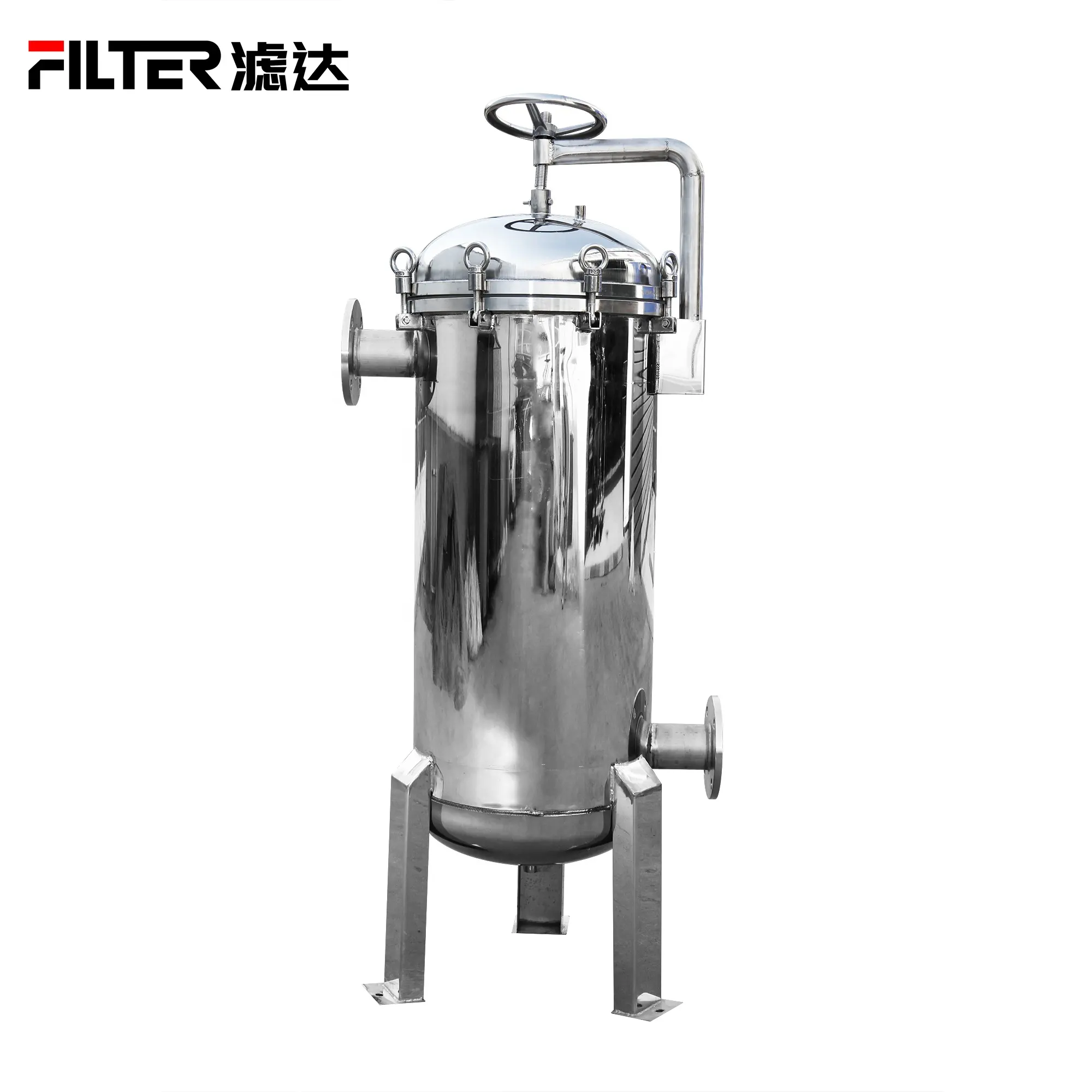 Solid-liquid separation stainless steel Microelectronics electroplating solution filtration equipment filter shell