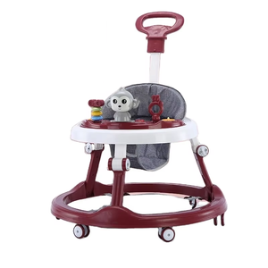 Déambulateur pliable en plastique à réglage multi-vitesses, capacité de charge de 20 kg, roue silencieuse universelle, protection de l'environnement, sécurité, confort - Product Image 5