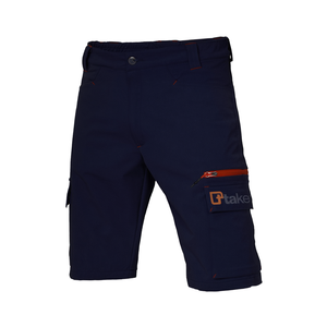 Shorts de travail style Bermuda pour homme, bleu foncé, avec poches cargo - Product Image 2
