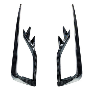 Autocollants décoratifs en ABS noir piano pour pare-chocs avant Volkswagen Golf 7.5 2017-2019 - Product Image 5