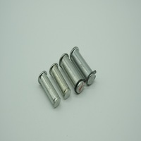 Goupille à tête plate avec joint torique et clip de retenue en acier rainuré, quincaillerie industrielle, OEM personnalisé, vente en gros