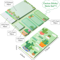 Bloc-notes auto-adhésifs de dessin animé de thé au lait de fruits autocollants de prise de notes mignons colorés pour l'école de bureau pour organiser le rappel