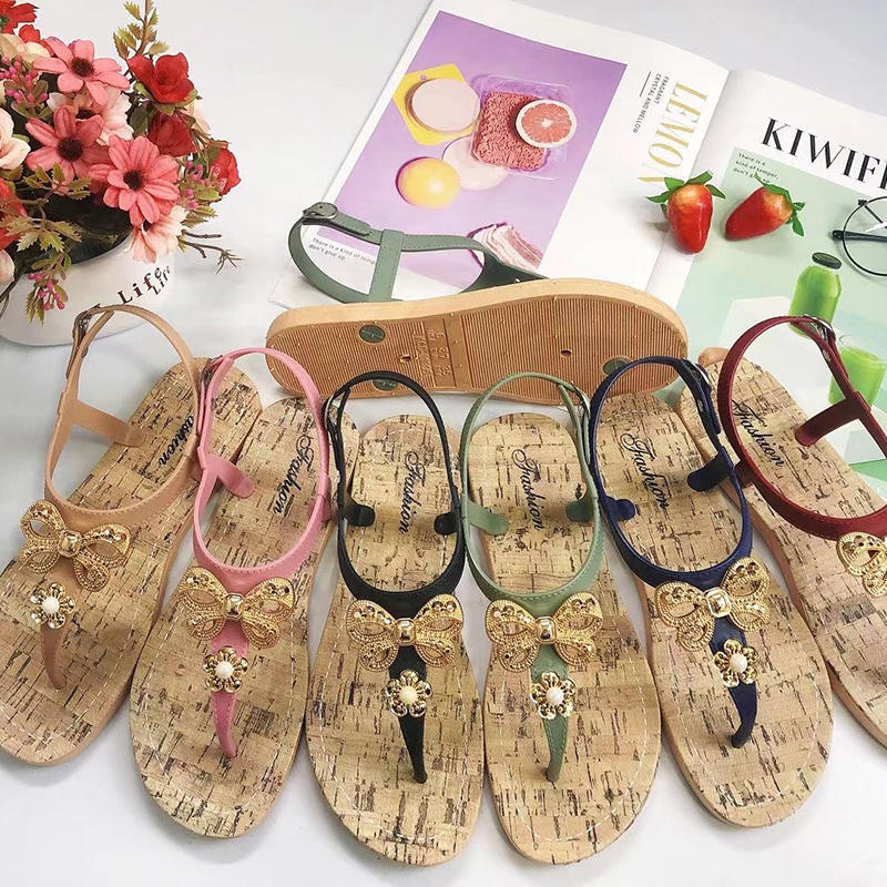 Footwear Womens Flat Sandals Size 12 Ladies Chappal Indiamart