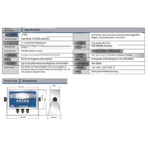 VEIDT Weighing para Básculas de Instrumentos TI-500ESS de American Transcell, Camiones y Aplicaciones TI-1500ESS VEIDT Weighing para América - Product Image 2