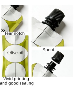 Sachet d'huile numérique imprimé 30ml 50ml avec bec verseur anti-fuite, pochette thermoscellable personnalisée pour emballage de crème cosmétique - Product Image 3