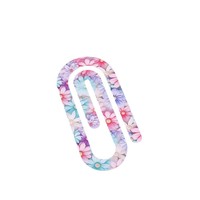 Nuevo Marcador de Papel Acrílico Impreso, Clip para Papel, Material de Papelería, Soporte para Tarjetas de Archivo, Colgante DIY