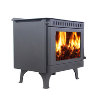 Poêle à bois en acier laminé à froid, brûleur à bois de bonne qualité, prix d'usine, livraison gratuite