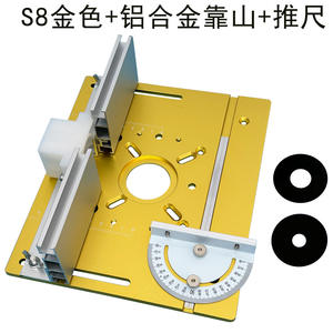 Scie à table avec capacité de coupe de 2 pouces, base en aluminium avec rapporteur et guide pour le travail du bois - Product Image 3