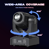Luces Móviles LED DMX512 Profesionales de 60W con Función Estroboscópica y Frecuencia Ajustable, 8 Colores, 8 Patrones, 9/11 Canales