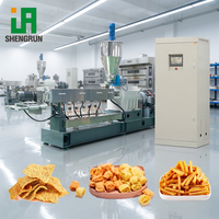 Machine automatique de fabrication de frites, ligne de production complète pour snacks frits, machine à frire les croûtes de riz