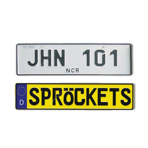<span class=keywords><strong>Plaque</strong></span> d'<span class=keywords><strong>immatriculation</strong></span> noire <span class=keywords><strong>blanche</strong></span> de <span class=keywords><strong>plaque</strong></span> d'<span class=keywords><strong>immatriculation</strong></span> de Film réfléchissant fait sur commande de taille européenne - Product Image 6