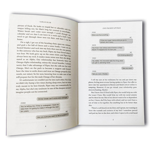 Libros de tapa dura románticos de lujo Premium personalizados Edición especial Gilding Edge Fiction Impresión y publicación de novelas - Product Image 3