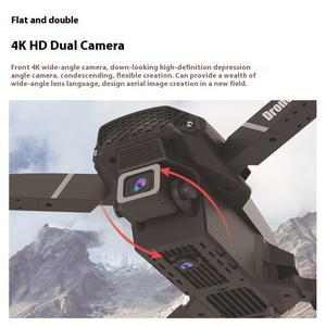 E88 PRO Folding <strong>Drone</strong> Toy <strong>4K</strong> Dual <strong>Camera</strong> Cross-Border With LED Backlight for Beginners and Mini Remote Dron - Product Image 6