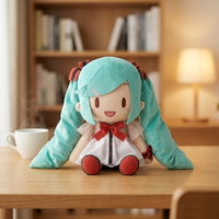 Vente en gros Miku Fuwa Petit Project DIVA MEGA39s Shiny Ver Authentique et Original Poupée en peluche assise de 30 cm en coton PP
