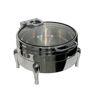Liyunda peralatan katering komersial piring Chafing baja tahan karat bahan bakar mewah kompor makanan emas menyesuaikan warna ODM layanan - Product Image 6