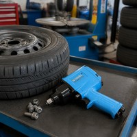 Clé à chocs pneumatique à double marteau OBBL 7288 1/2 pouce, 780 Nm, haute performance, capacité de boulon M16, 8000 tr/min, réparation automobile, démontage de pneus