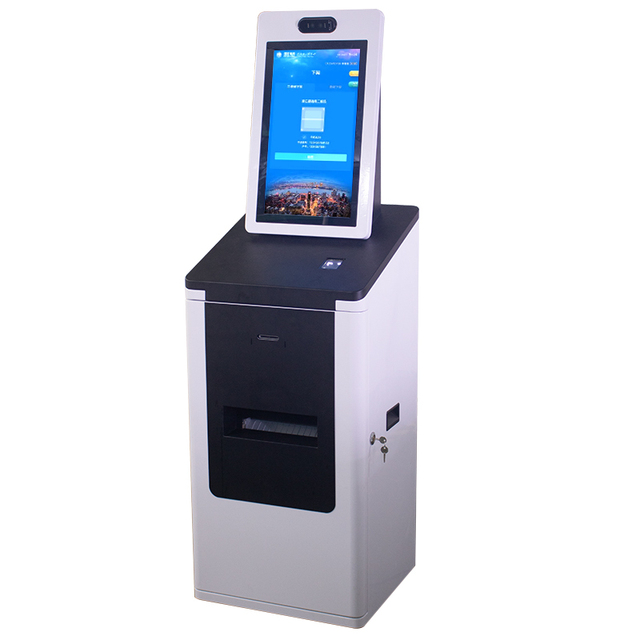 Floor Stand Self Service Touchscreen Kiosk Capacitive Touchscreen 32/43 Inch Monitor SDK Payment QR Scanner Queue Management