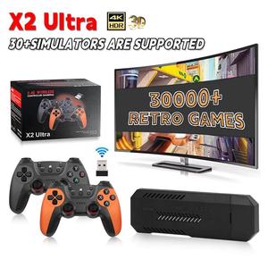 X2 Ultra <span class=keywords><strong>Wireless</strong></span> <span class=keywords><strong>Retro</strong></span> <span class=keywords><strong>Game</strong></span> Stick 4K Aggiornato con Oltre 30.000 Giochi, Controller <span class=keywords><strong>Wireless</strong></span> 3D HD 2.4G, Emulatore TV 30 per PS1/N64/DC - Product Image 2